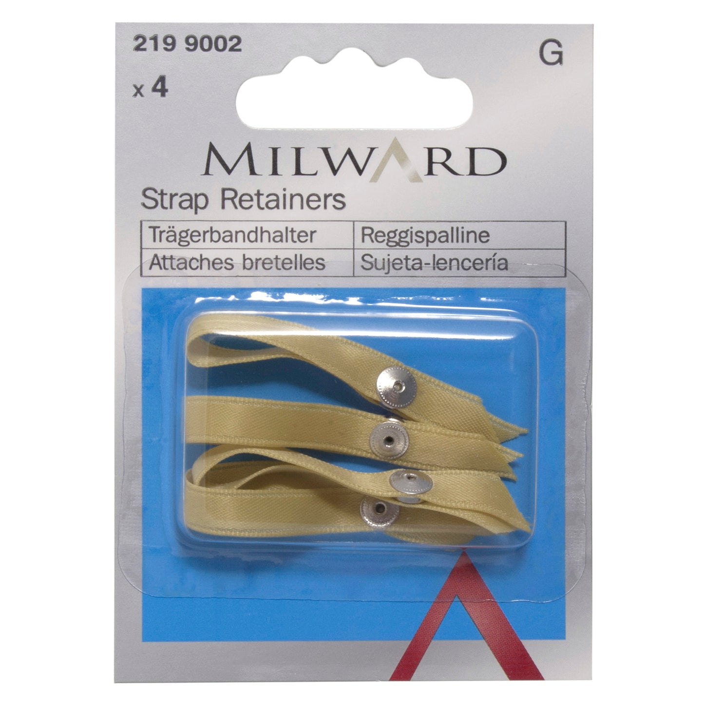 Milward Bra Strap Retainers Nude 4 Pieces