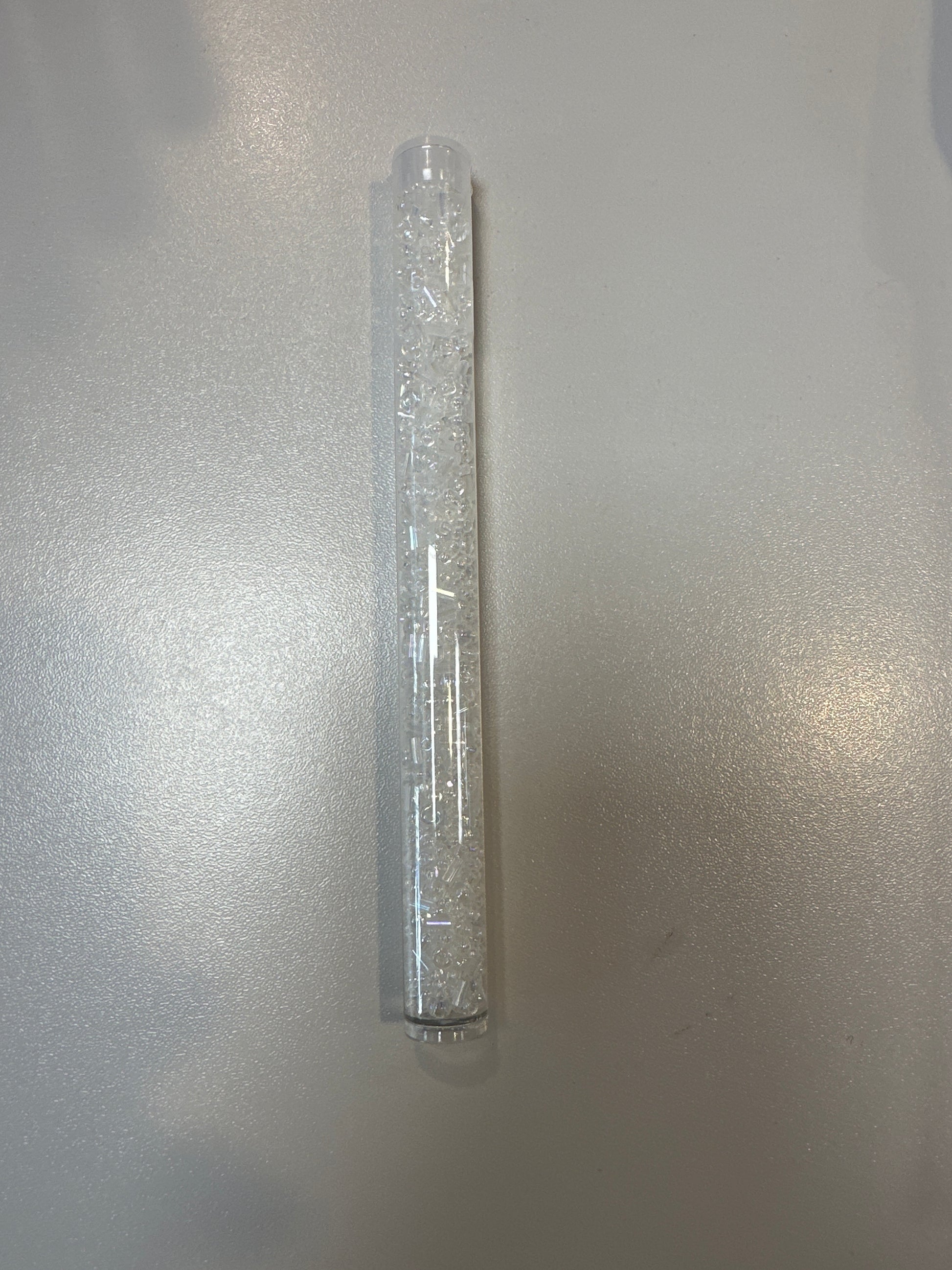 Candy Tube Bead Mix .  Crystal Iris