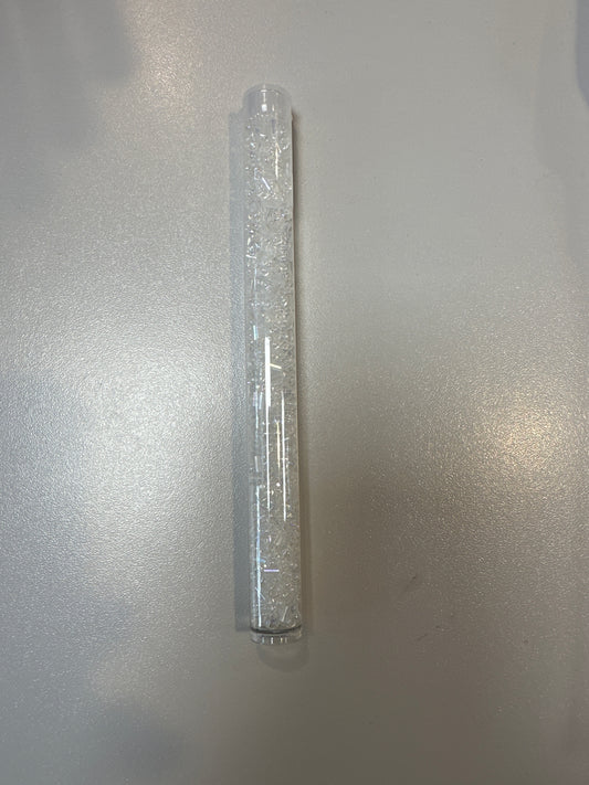 Candy Tube Bead Mix .  Crystal Iris