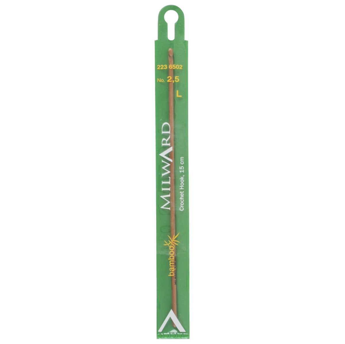 Milward Bamboo Crochet Hook 15cm x 2.50mm
