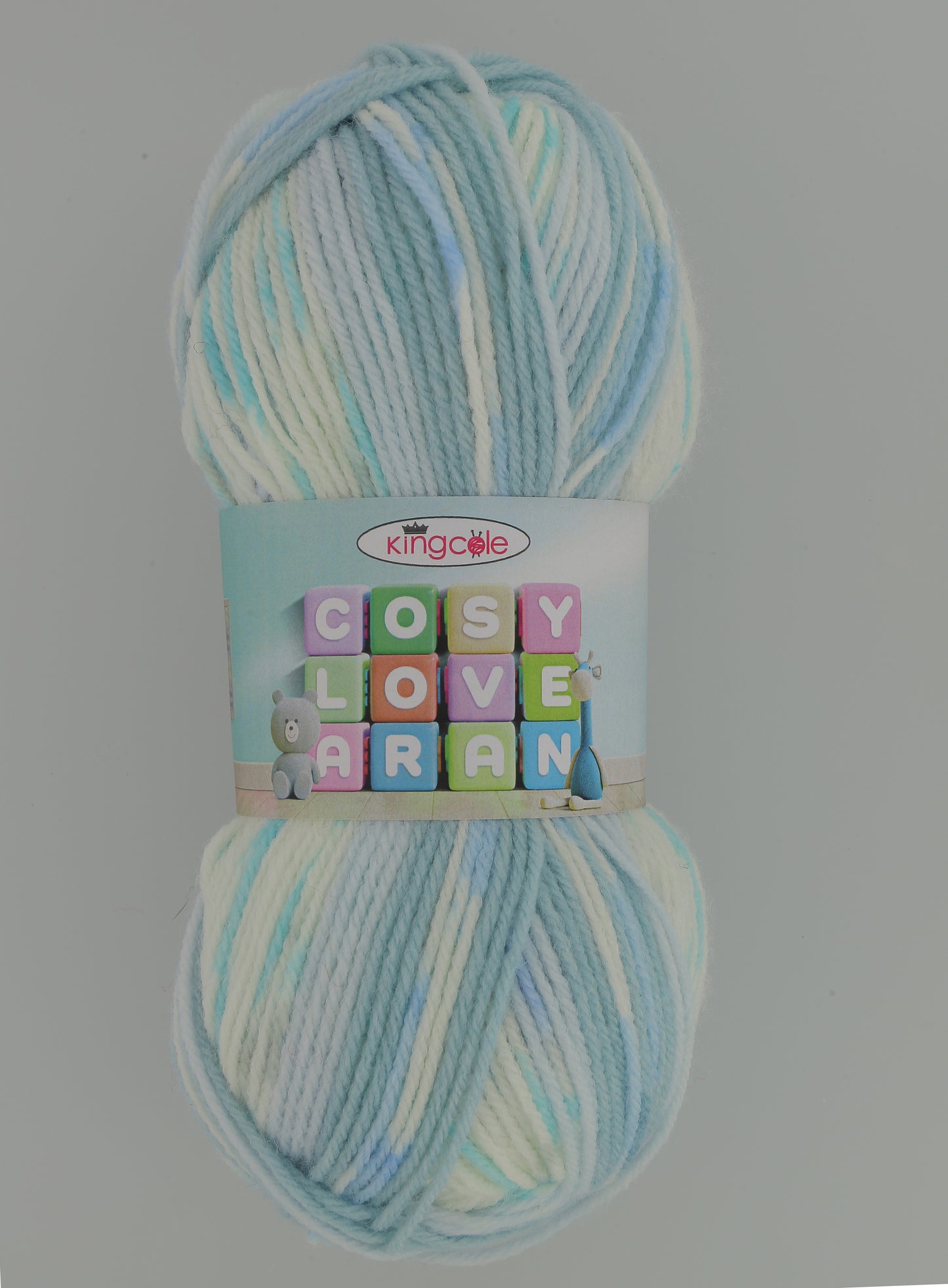 King Cole Cosy love Aran Cosy Blue