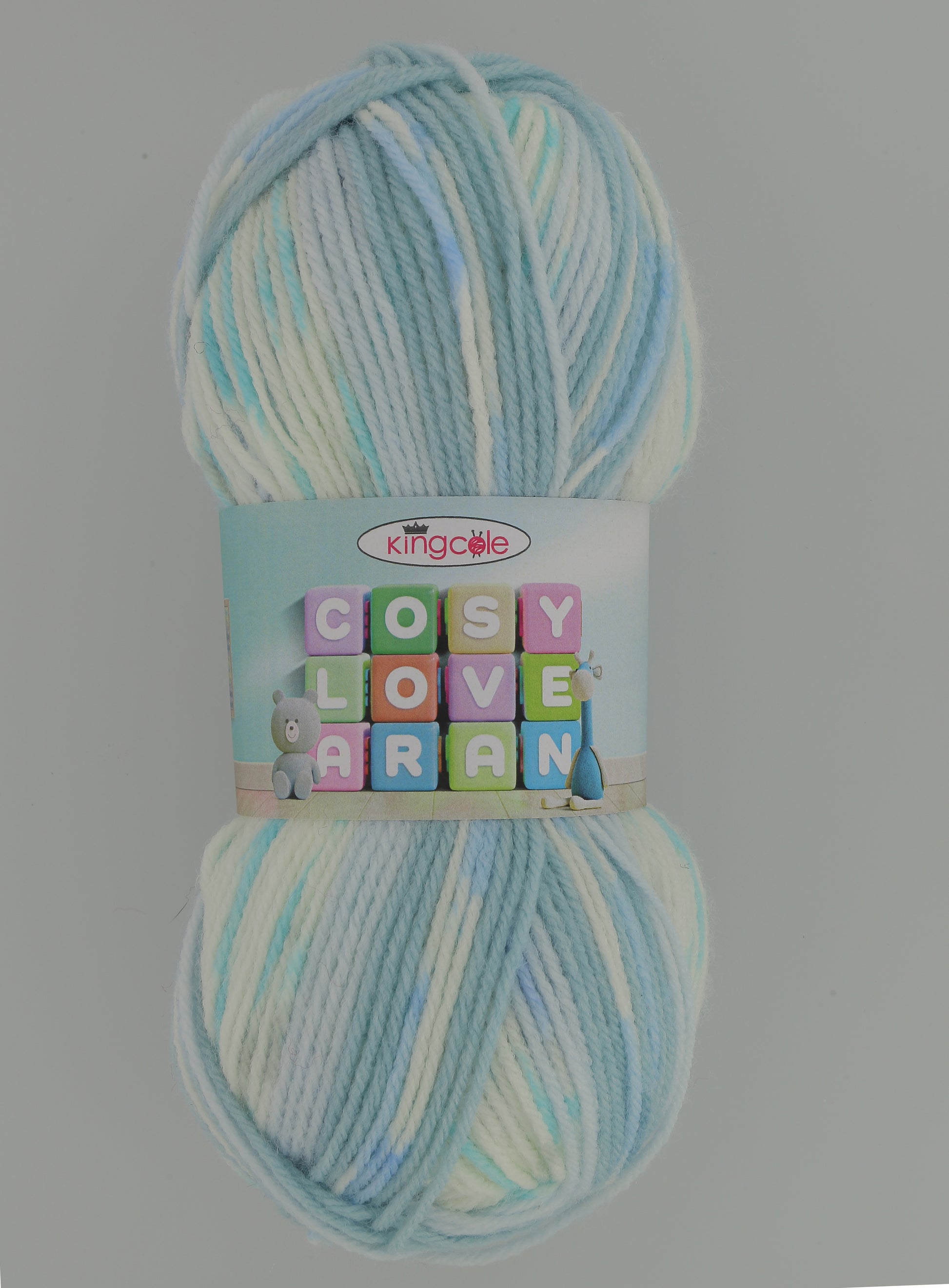 King Cole Cosy love Aran Cosy Blue