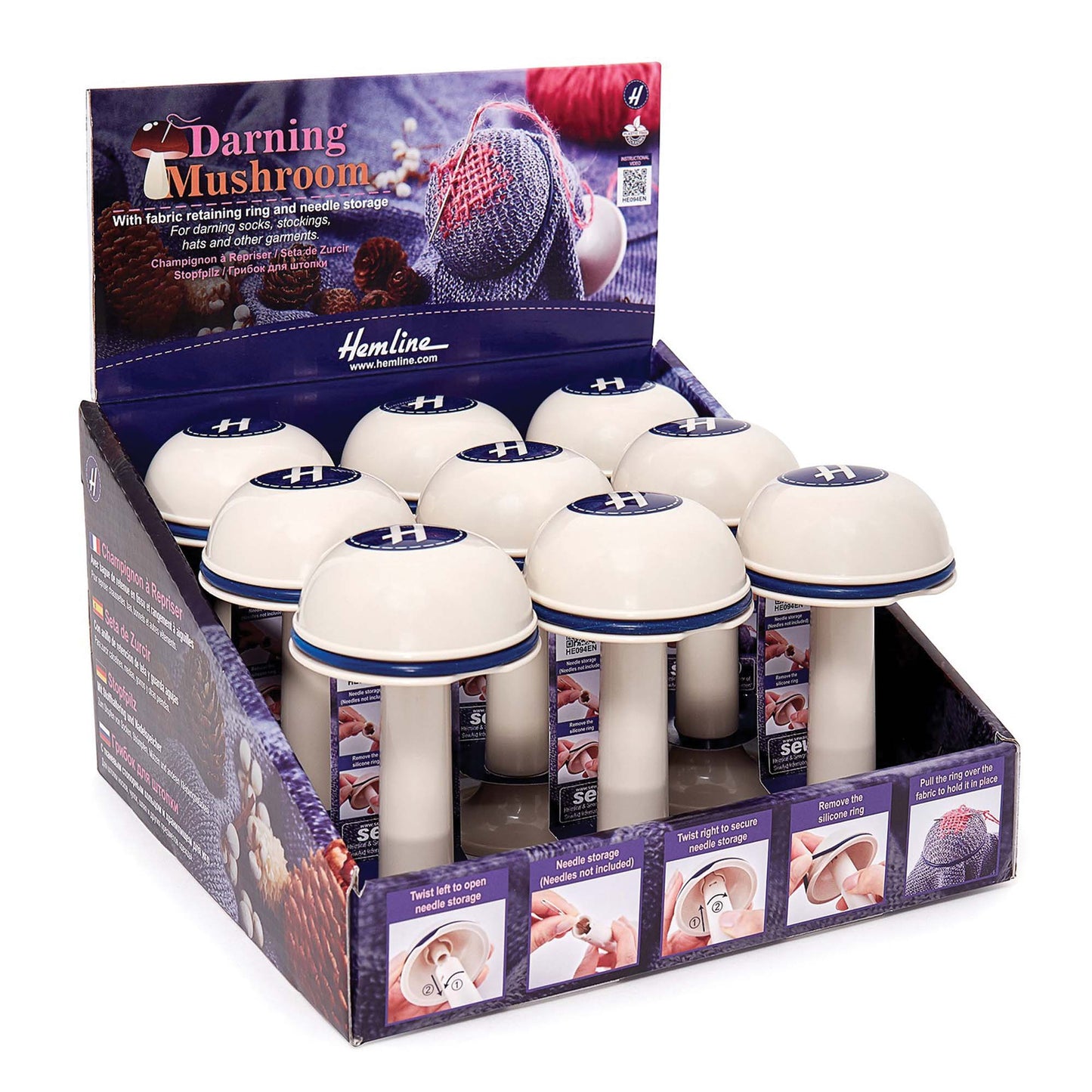 Hemline Darning Mushroom