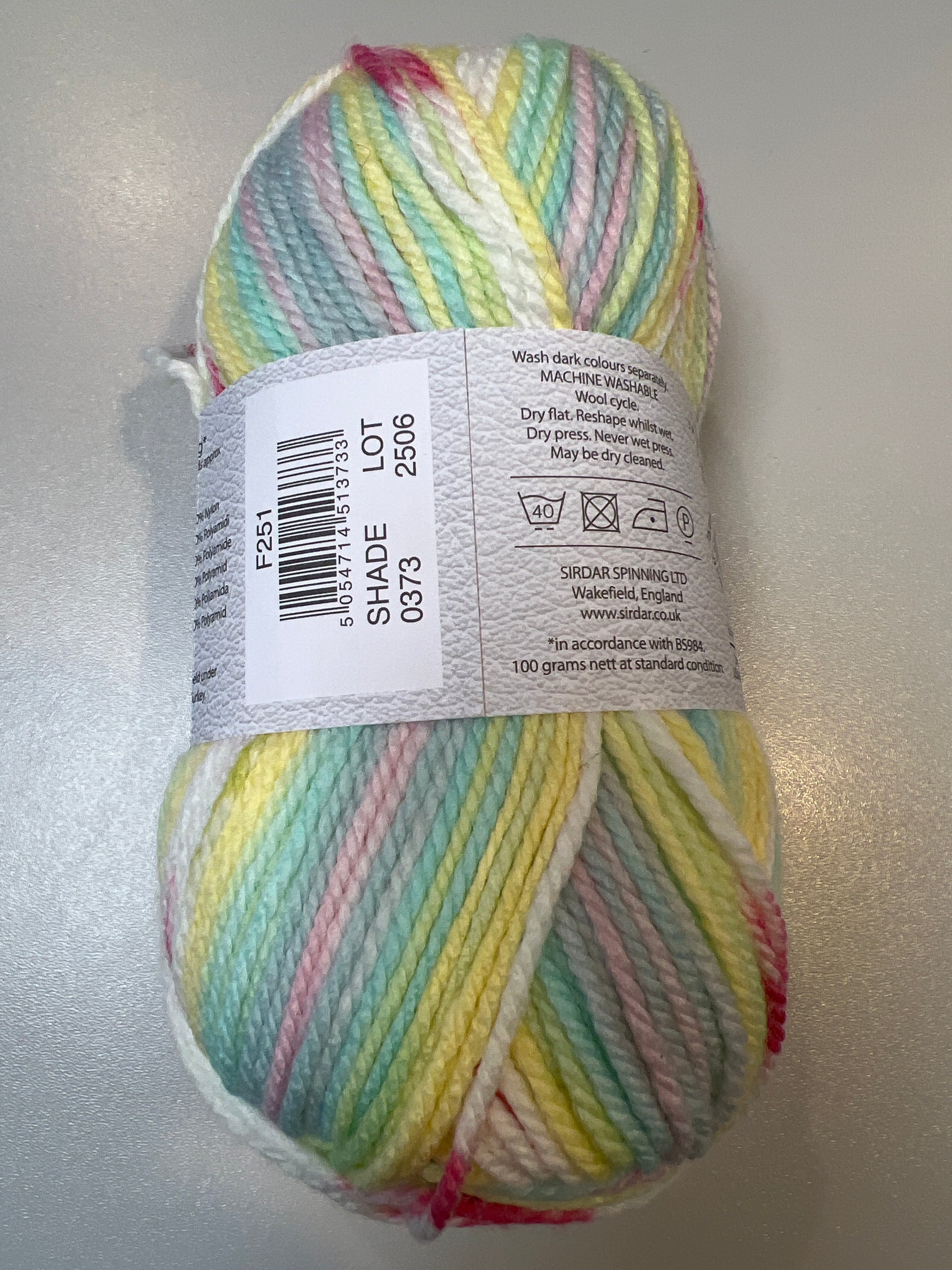 Knitting yarn - texture detail