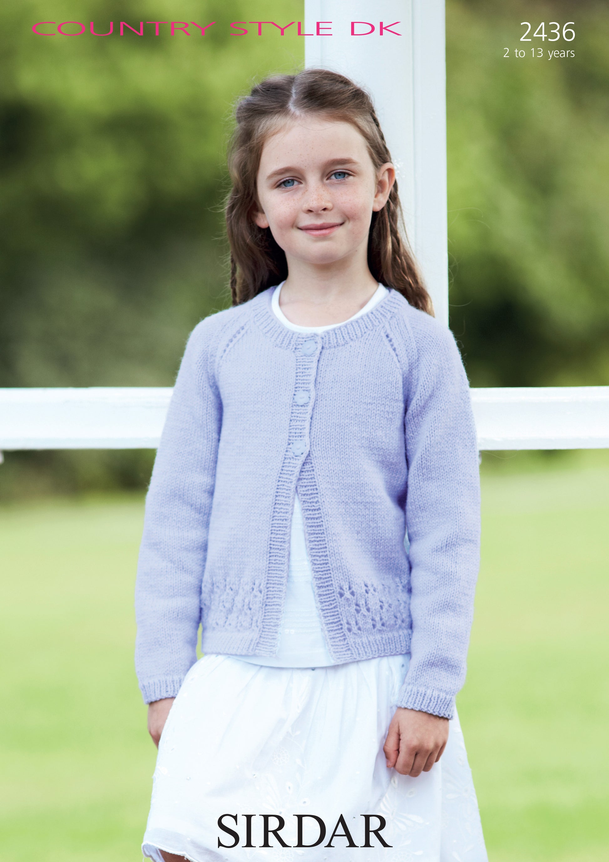 Sirdar Pattern 2436 - Girl's cardigan-Sirdar country style DK - Product image