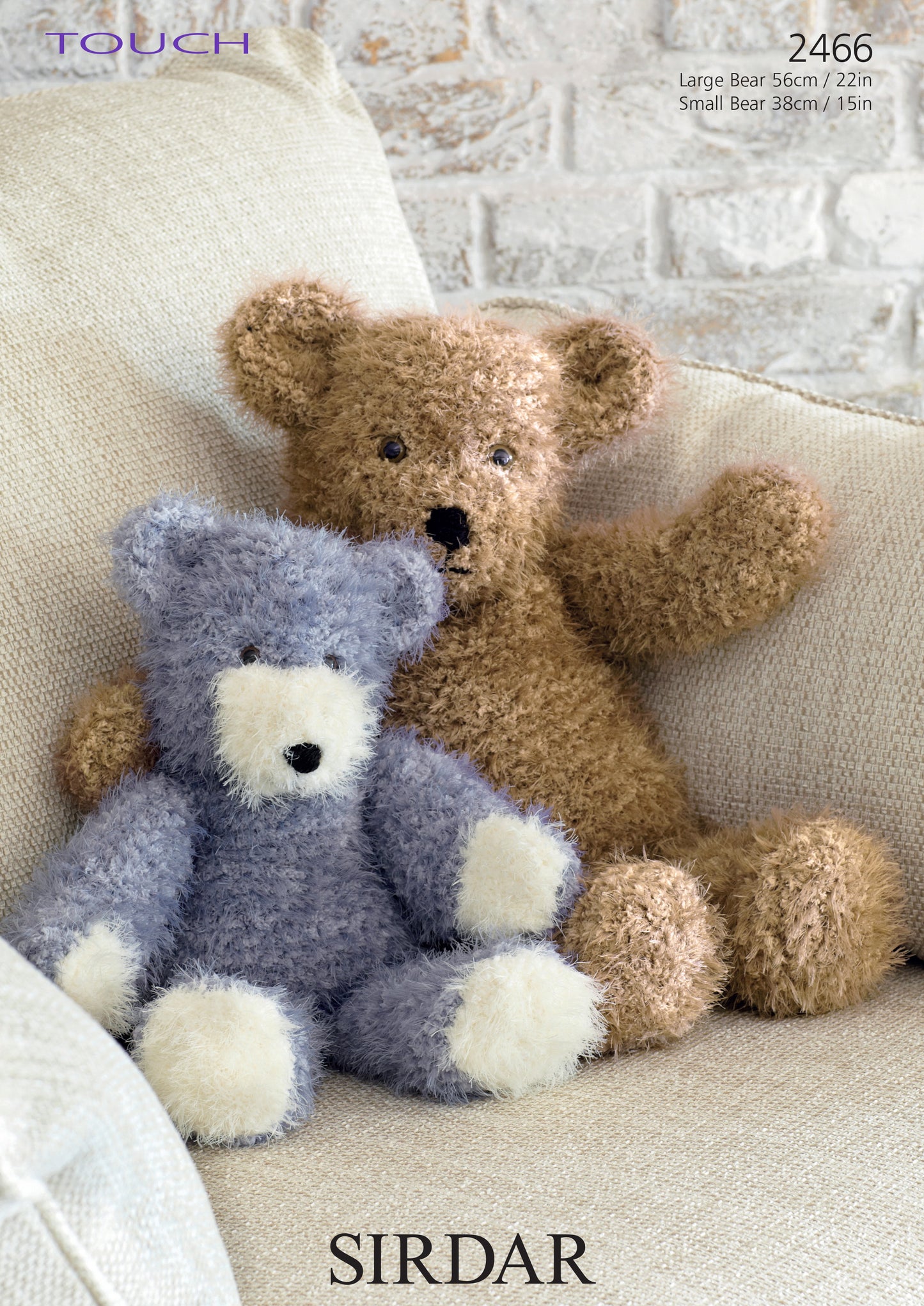 Sirdar Pattern 2466 - Bears in Sirdar touch - Product image