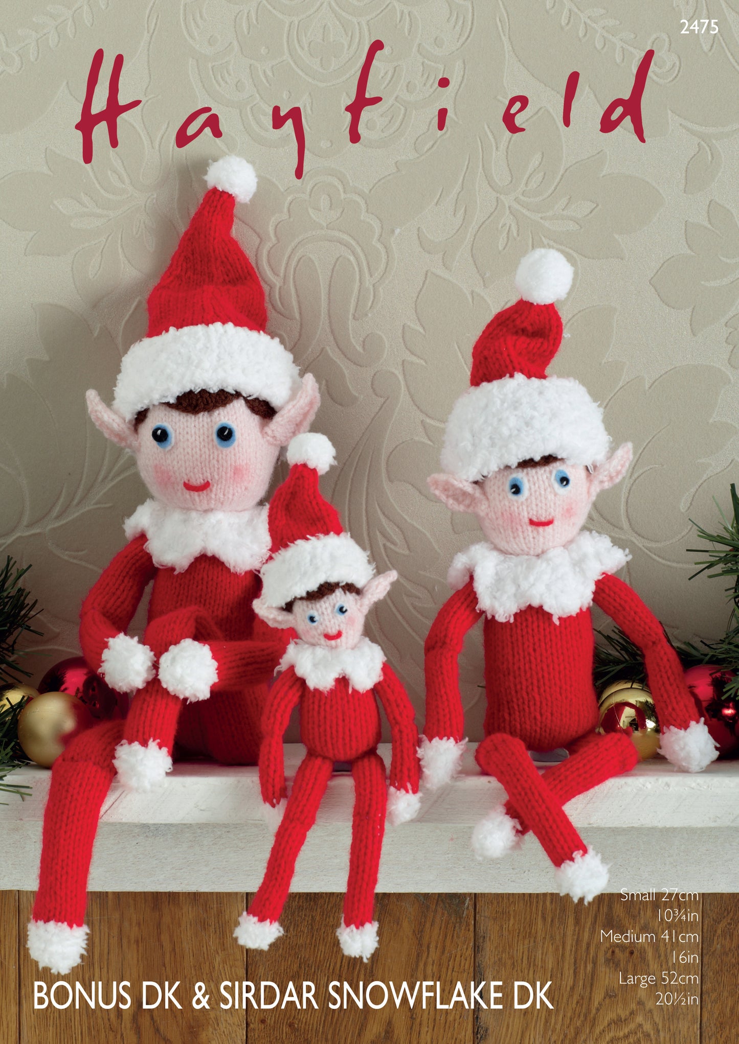 Sirdar Pattern 2475 - Christmas Elves-Bonus DK /Sirdar Snowflake - Product image