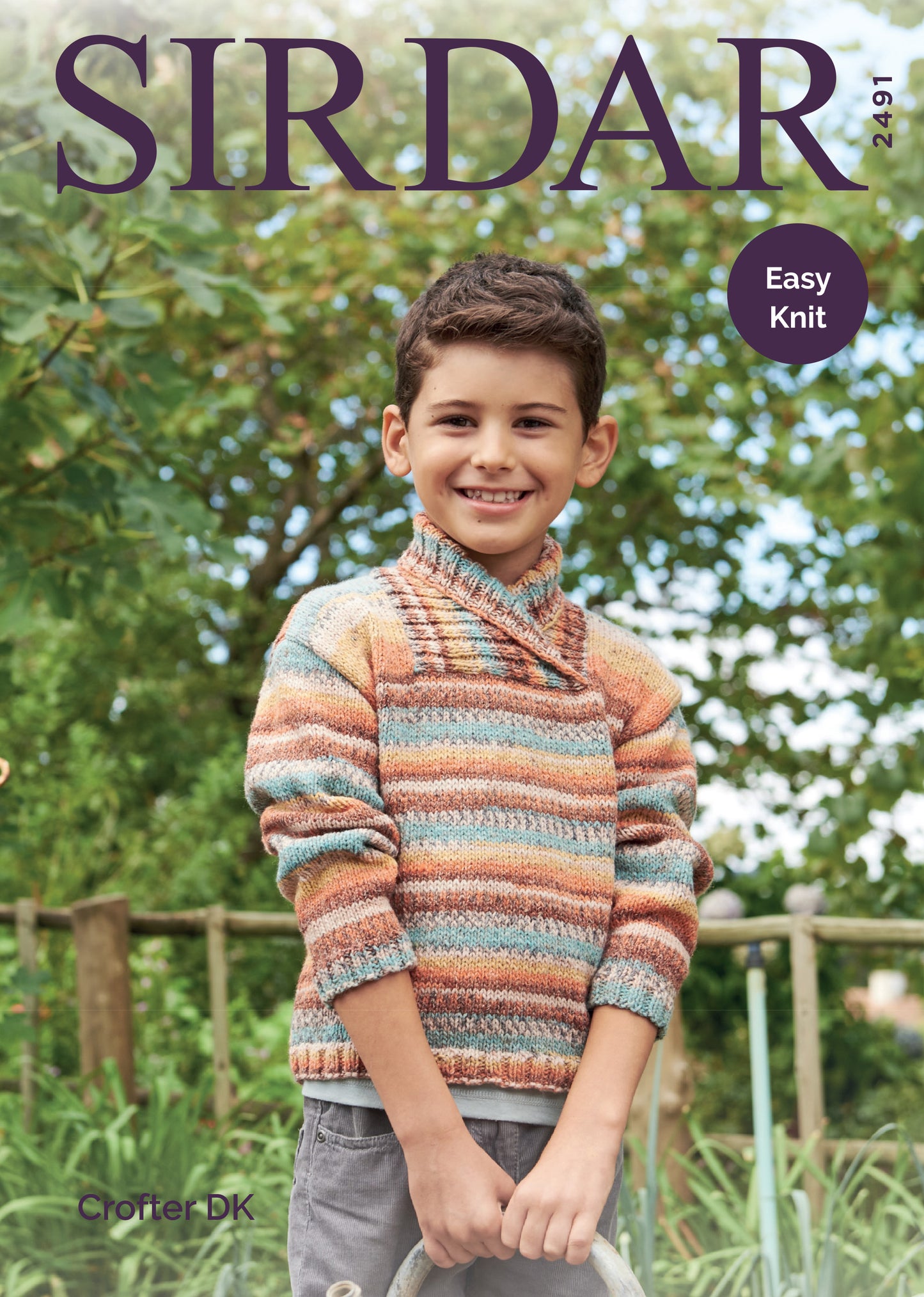 Sirdar Pattern 2491 - Sweater-Sirdar cro