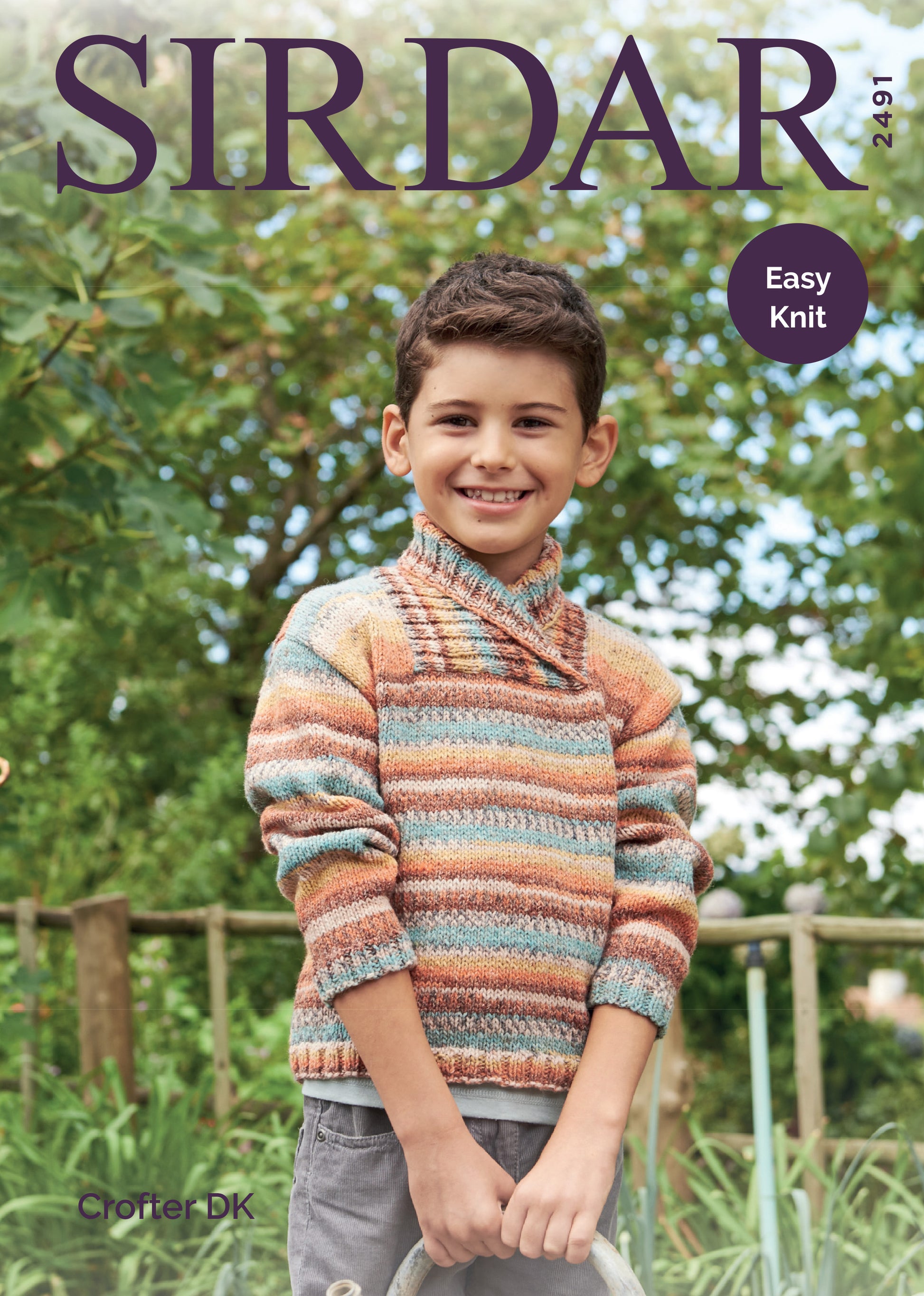 Sirdar Pattern 2491 - Sweater-Sirdar cro