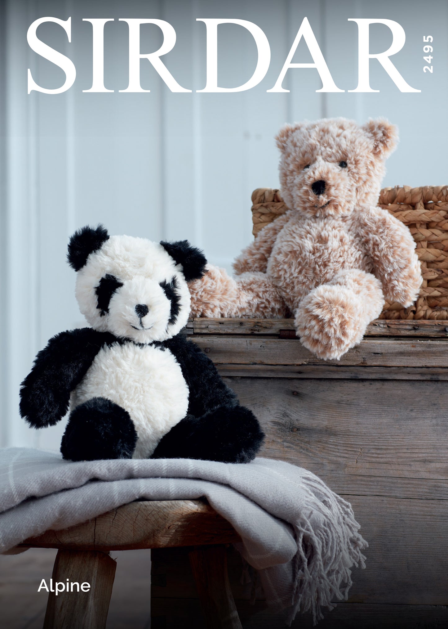 Sirdar Pattern 2495 - Panda & Teddy bear-Sirdar alpine - Product image