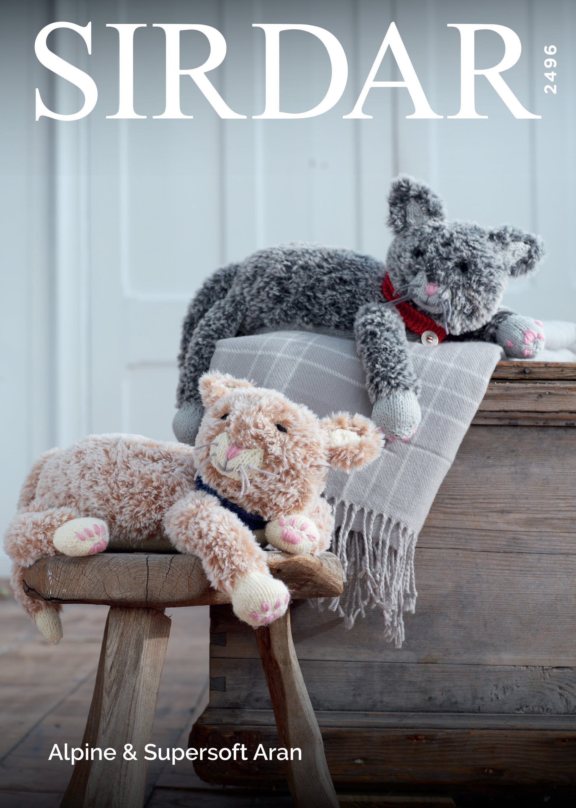 Sirdar Pattern 2496 - Cats - Sirdar alpine & supersoft aran - Product image