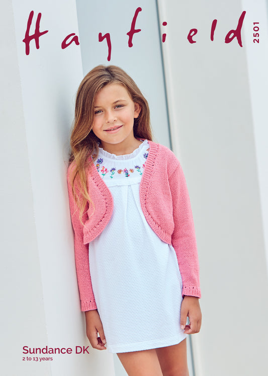 Hayfield Pattern 2501 - Bolero-Hayfield sundance DK - Product image