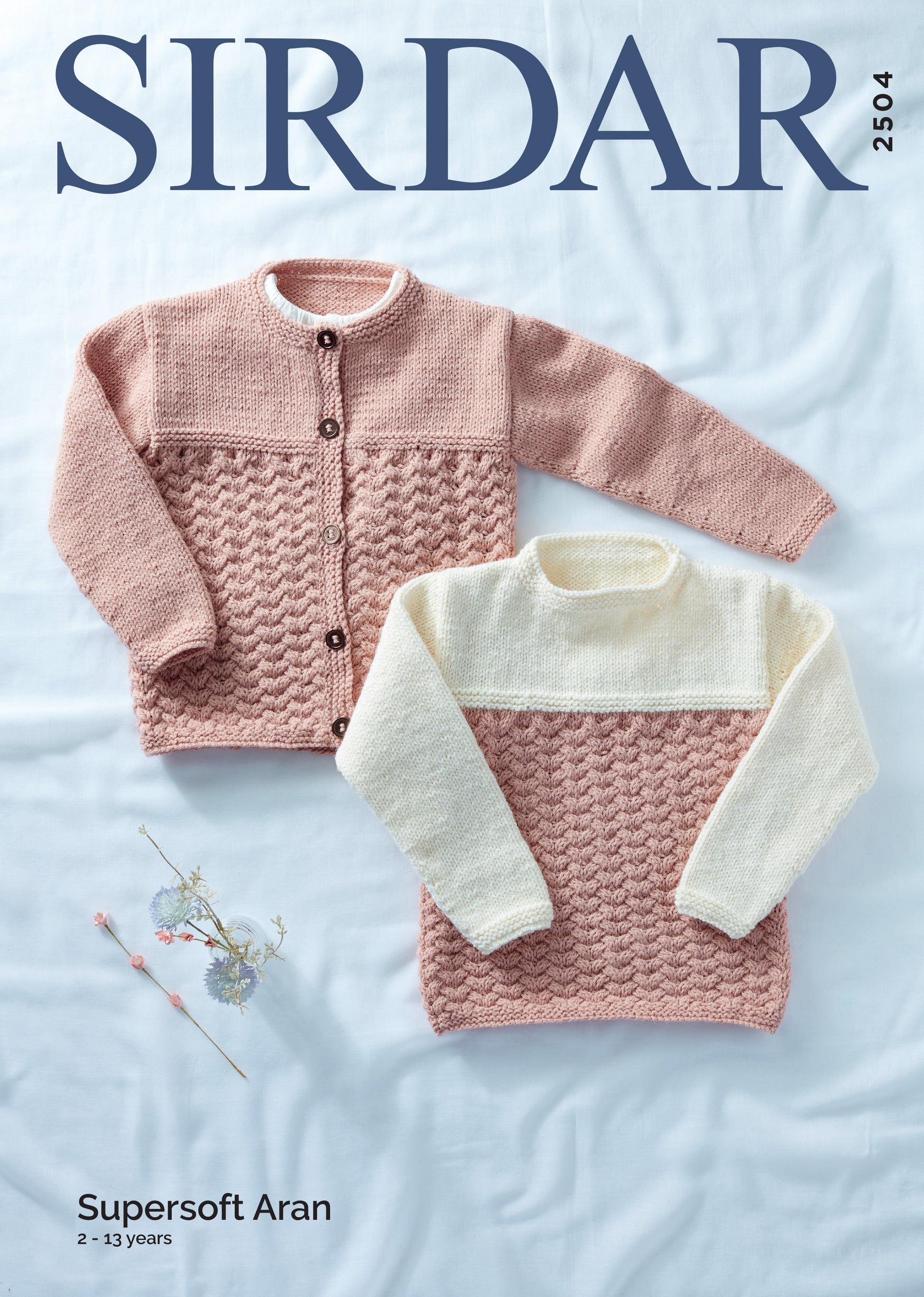 Sirdar Pattern 2504 - Sweater & jacket-Sirdar supersoft aran - Product image