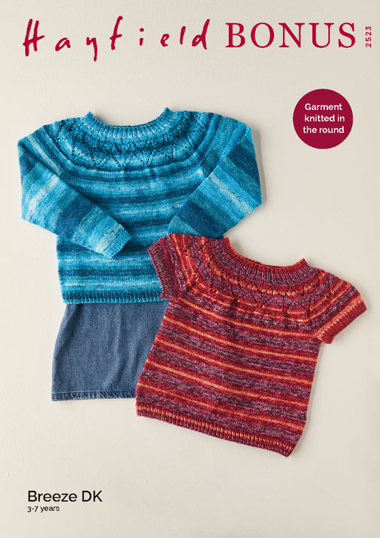 Hayfield Pattern 2523 - Sweater-Hayfield bonus breeze DK - Product image