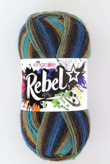 King Cole Rebel 4Ply - Rage