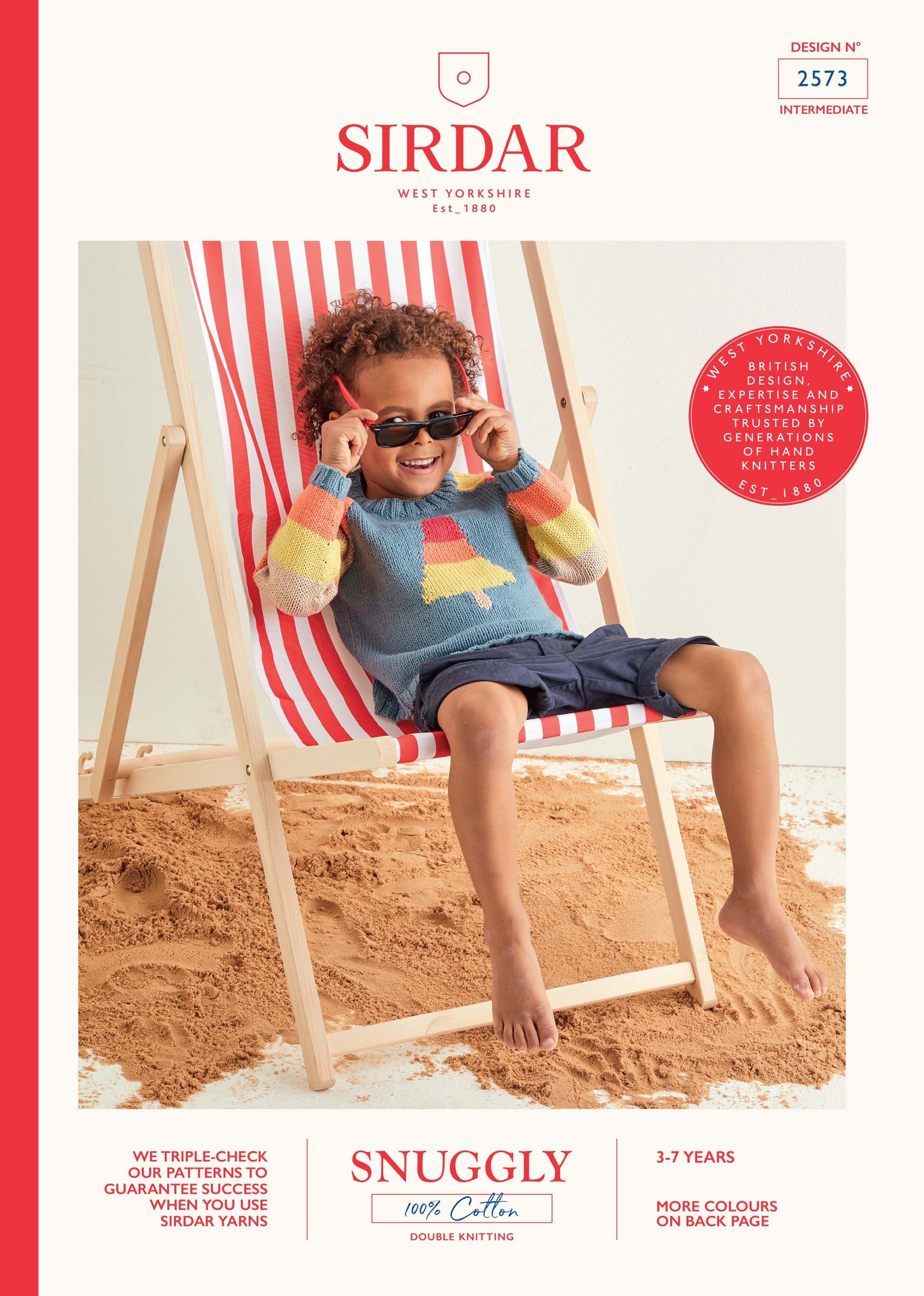 Sirdar Pattern 2573 - Ice cream sweater-Snuggly 100% cotton - Product image