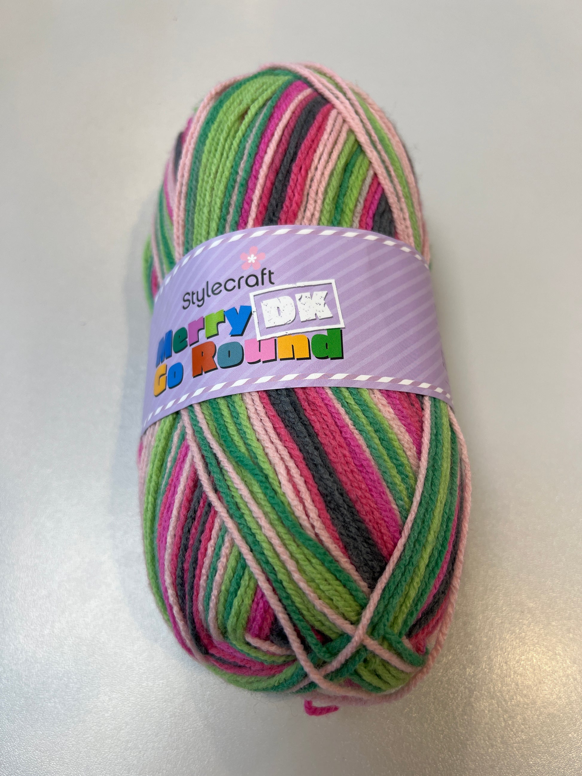 Stylecraft Merry Go Round DK in Dew Drops — 100% Premium Acrylic, DK (Double Knitting), 100g