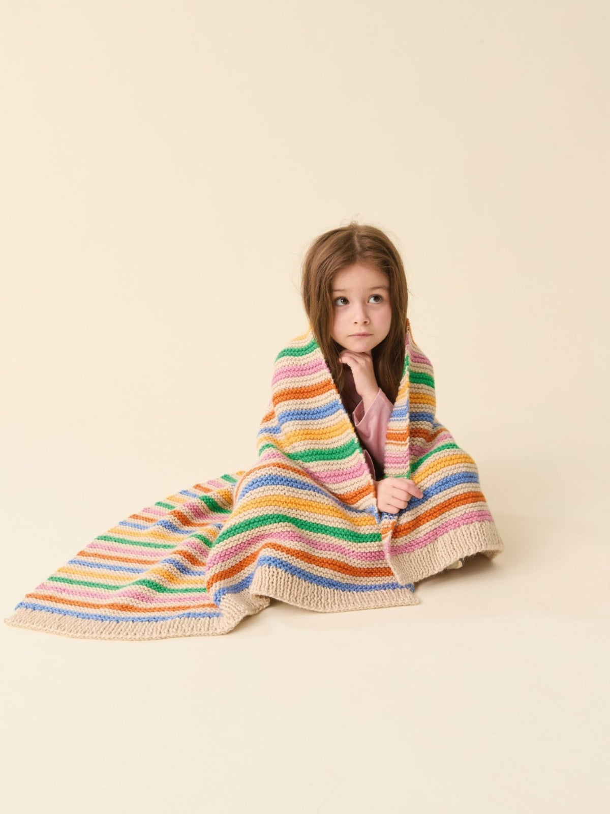 Sirdar F077 Scandi Stripes Blanket