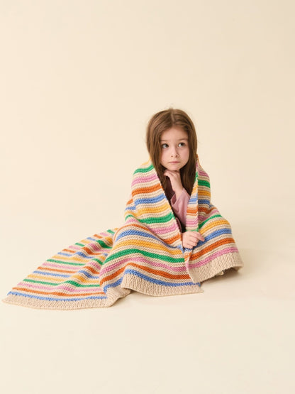 Sirdar F077 Scandi Stripes Blanket