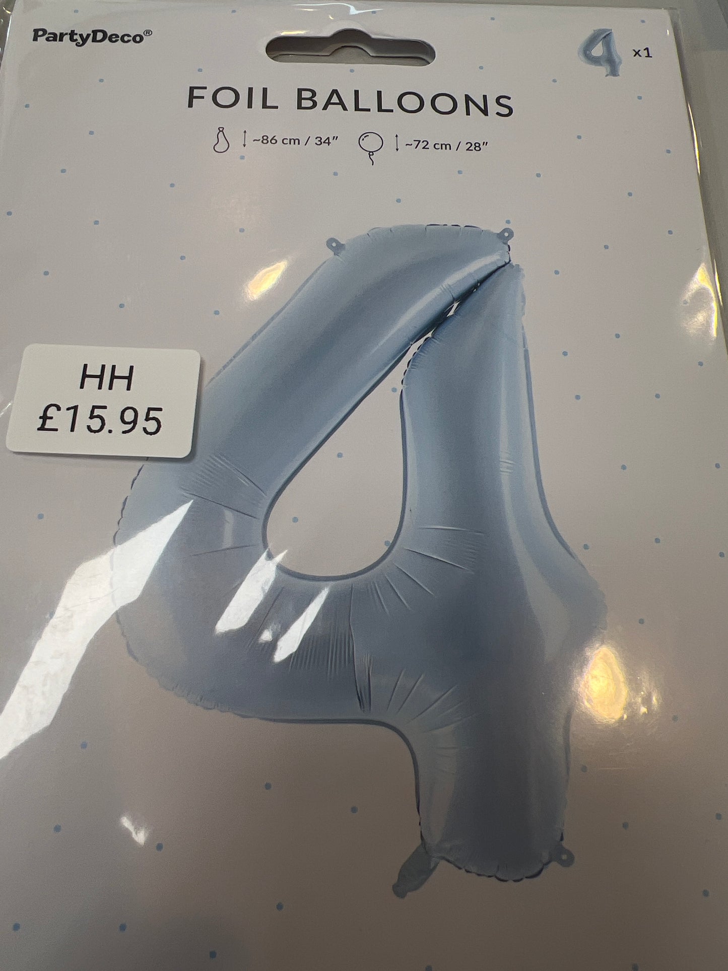 Helium balloon No4 34”