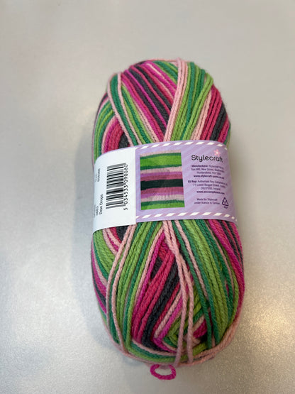 Stylecraft Merry Go Round DK in Dew Drops — 100% Premium Acrylic, DK (Double Knitting), 100g