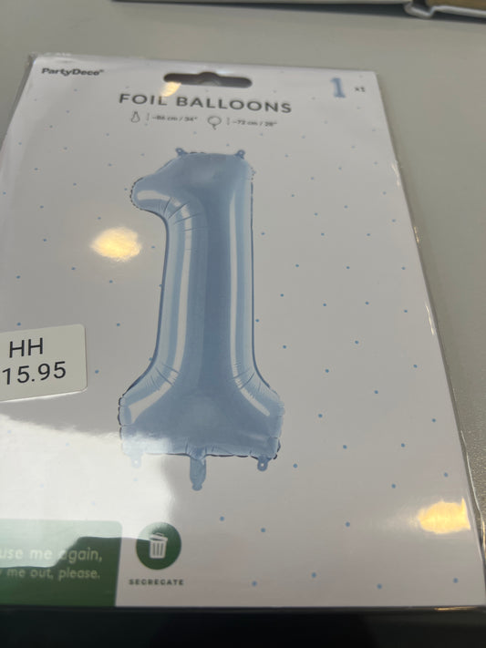 Helium balloon No1. 34”