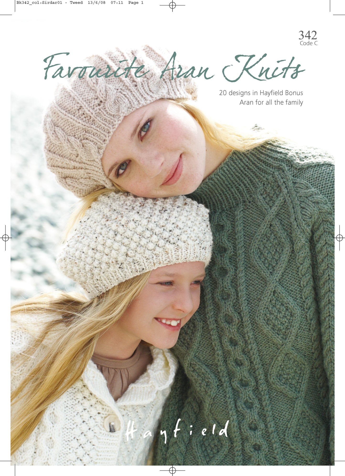 Sirdar Pattern 342 - Favorite Aran Knits - Product image