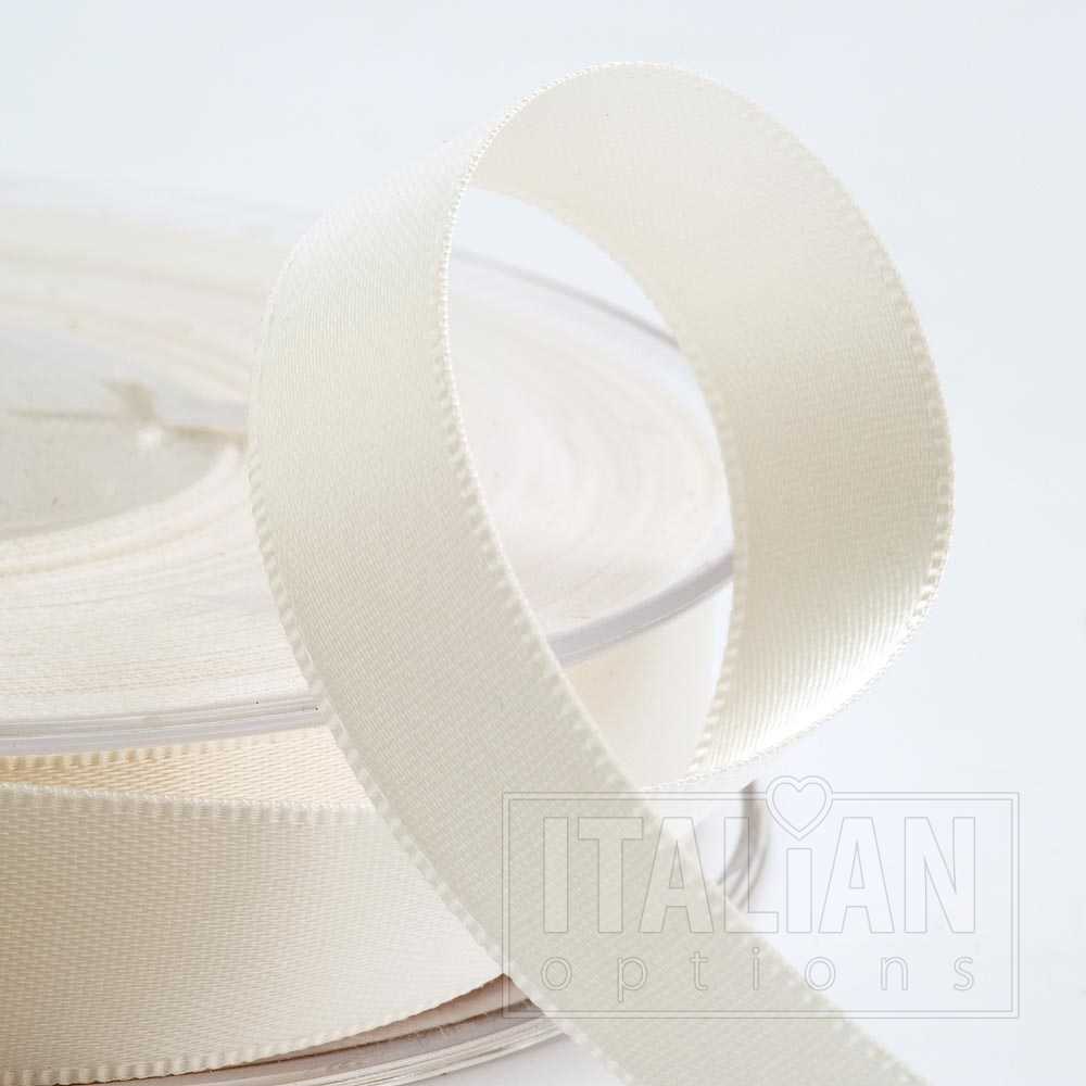 Ivory Satin Ribbon 38mm x 25m