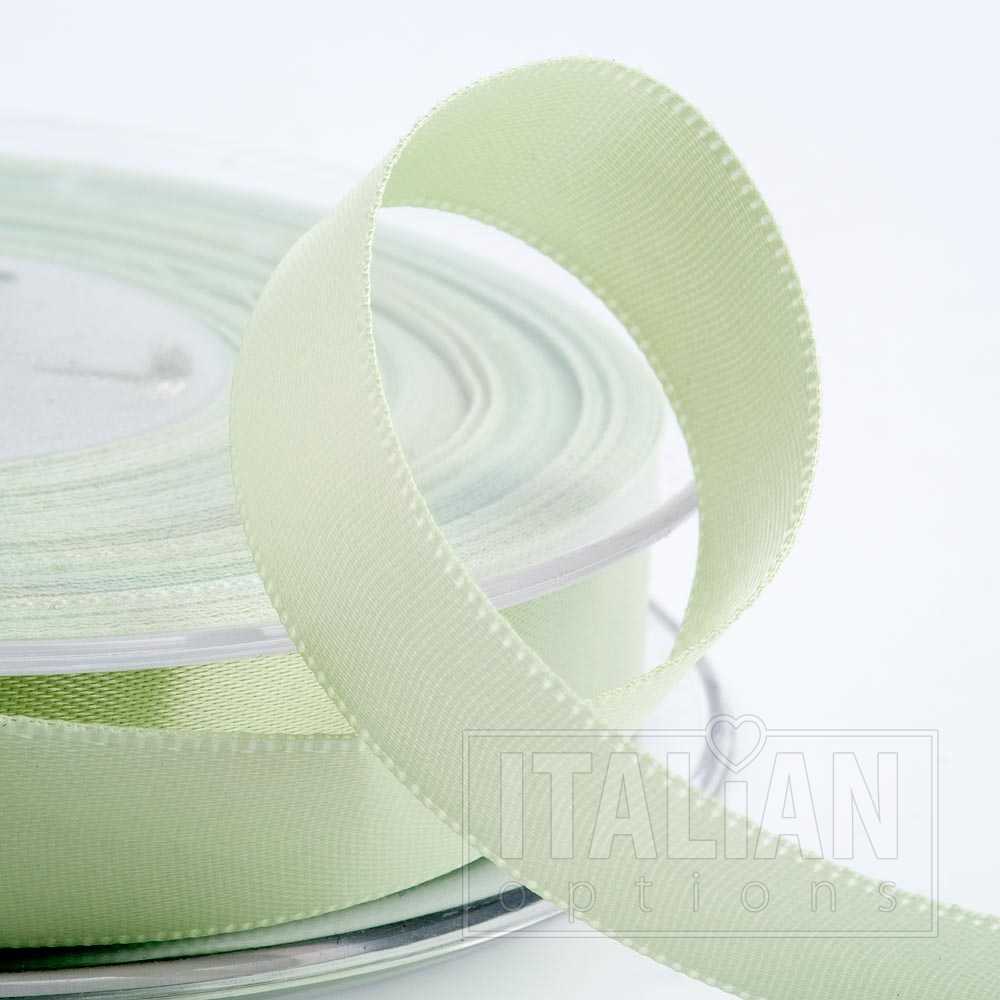 Light Green Satin Ribbon 16mm x 25m