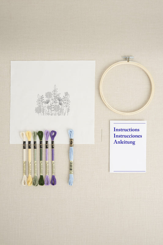 DMC Wild Blooms Embroidery Kit