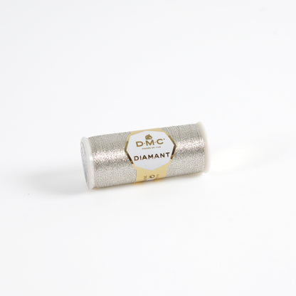 DMC Diamant Metallic Embroidery Thread 35m - D168 Silver