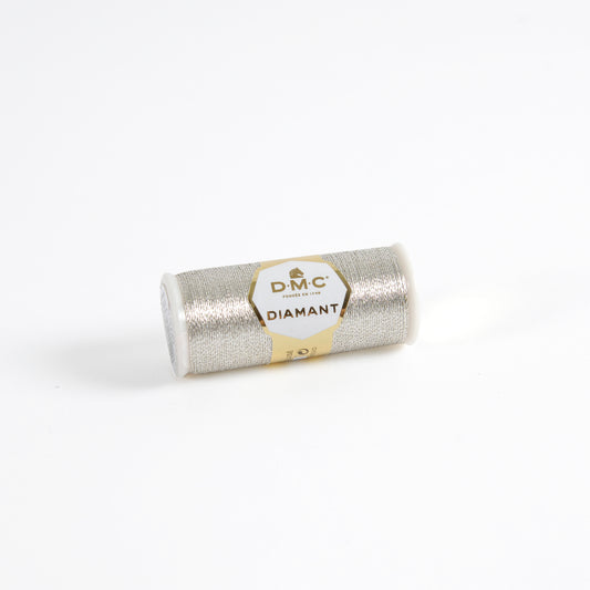 DMC Diamant Metallic Embroidery Thread 35m - D168 Silver