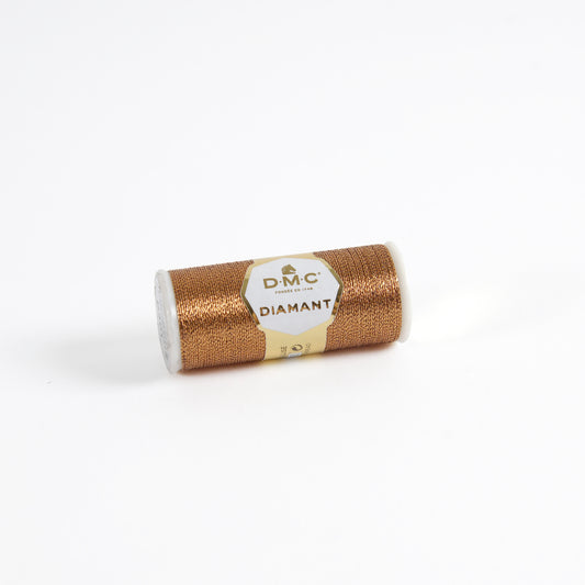 DMC Diamant Metallic Embroidery Thread 35m - D301 Copper