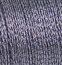DMC Diamant Metallic Embroidery Thread 35m - D317 Dark Grey
