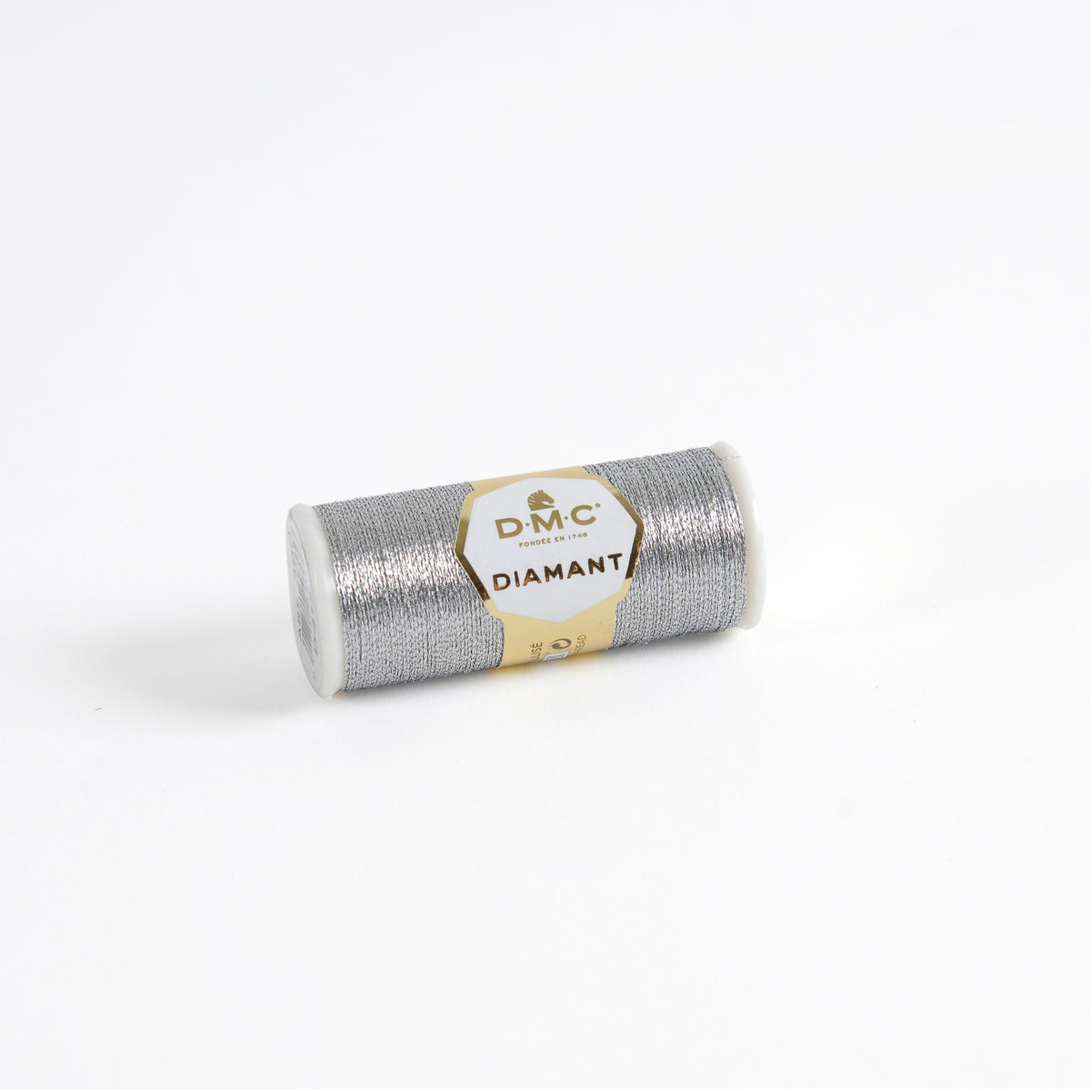 DMC Diamant Metallic Embroidery Thread 35m - D415 Pearl Grey