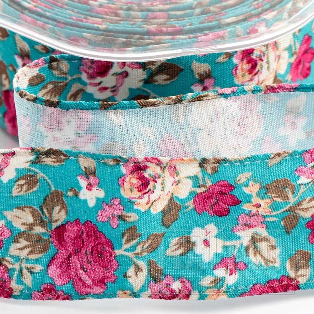 Blue Satin Ribbon 38mm x 10m