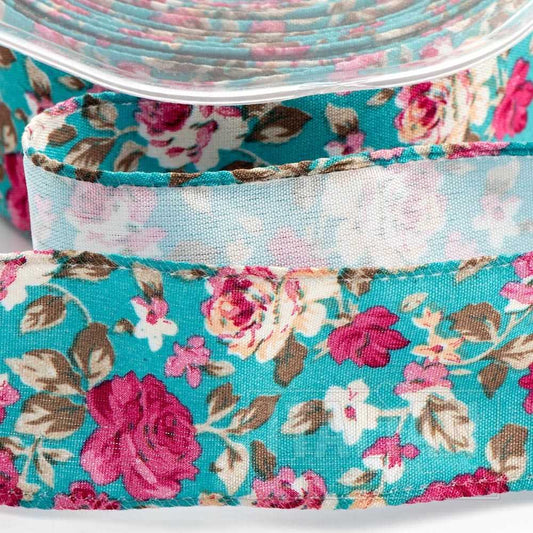 Blue Satin Ribbon 38mm x 10m