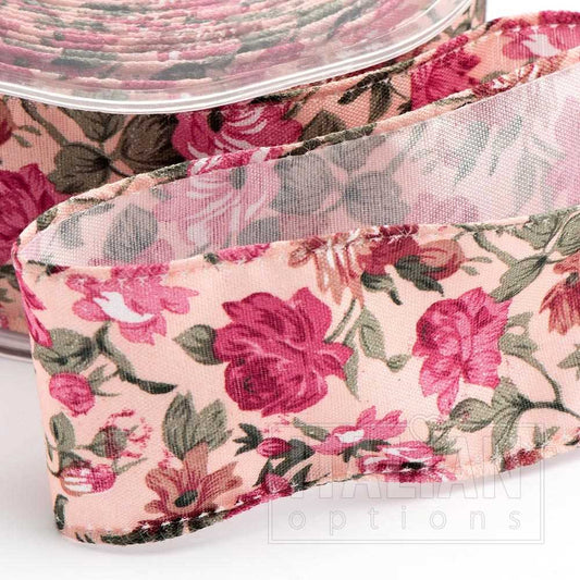 Pink Satin Ribbon 38mm x 10m