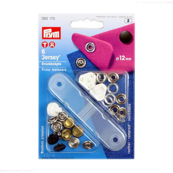 Black sew on snap fasteners