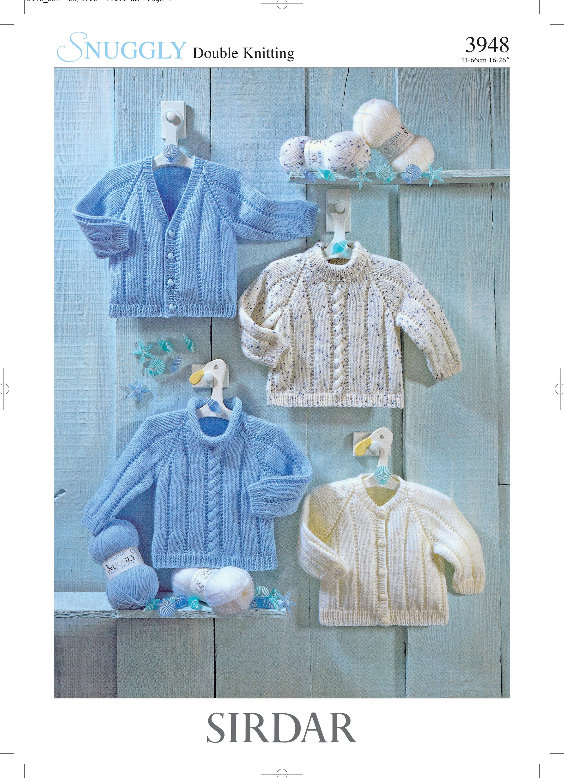 Sirdar Pattern 3948 - Sweaters & cardigans-Snuggly DK - Product image