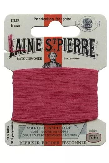 Laine Saint-Pierre embroidery thread shade 536 Redcurrant