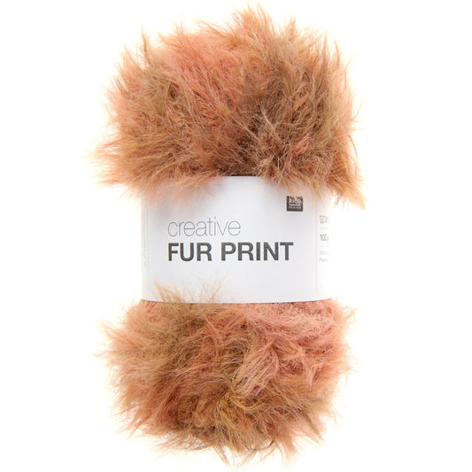 Rico Creative Fur Print Earthy Browns