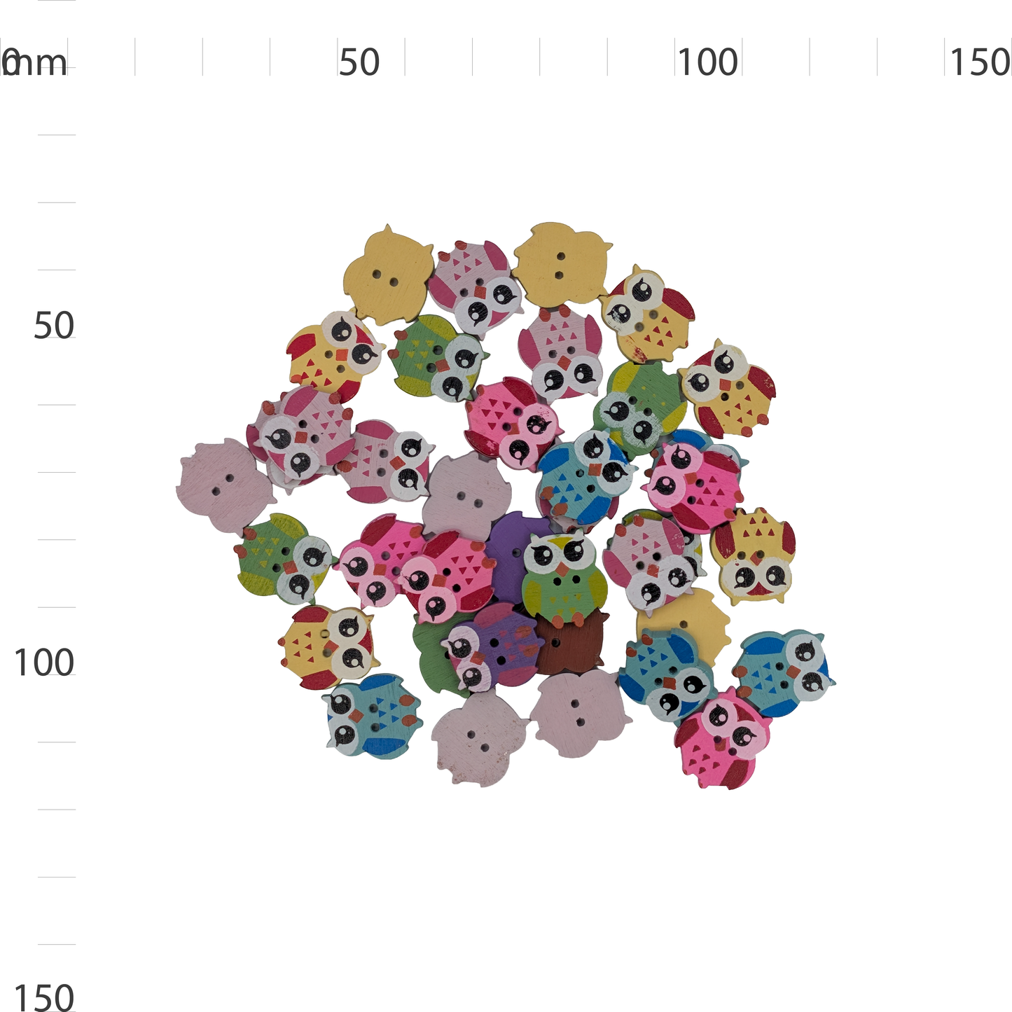 Large Eyed Owl Button