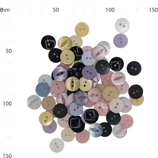 Acrylic Mixed Tone Button