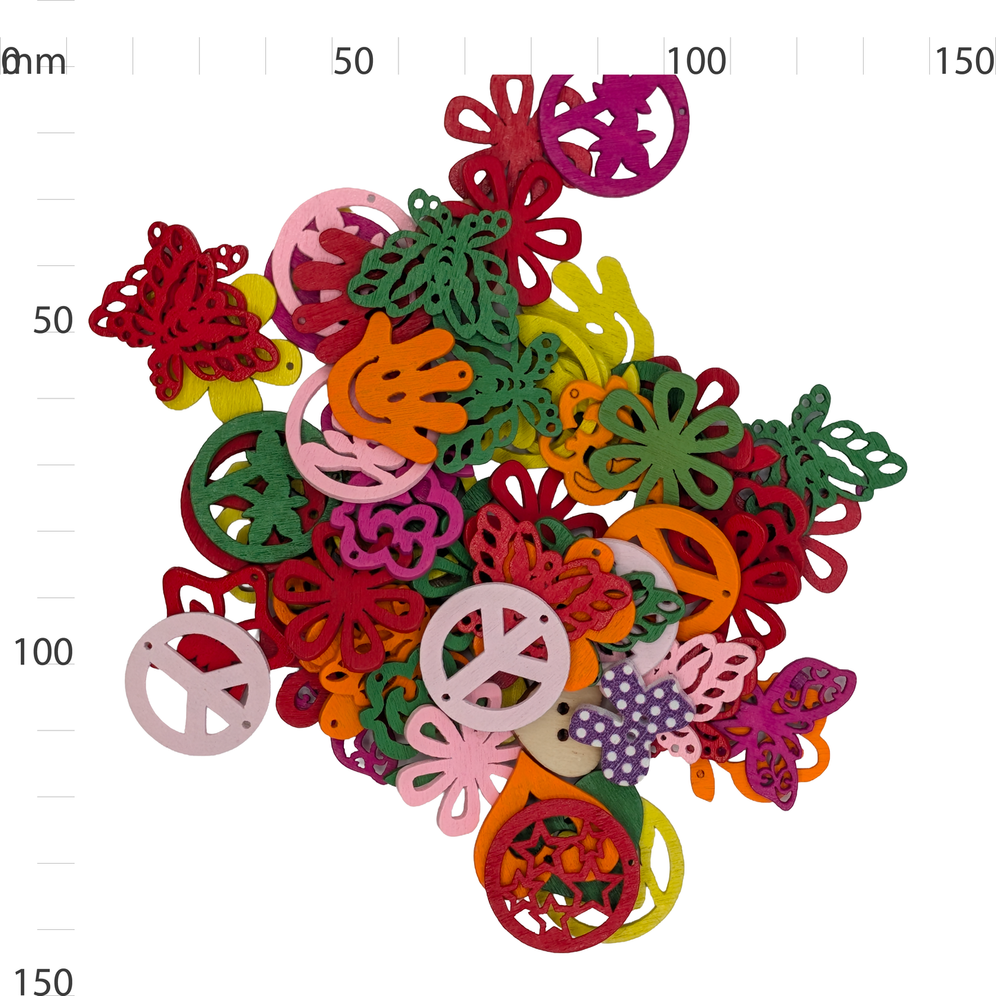 Wooden Cut Shape Button