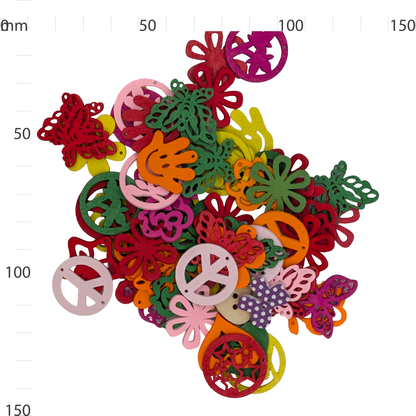 Wooden Cut Shape Button