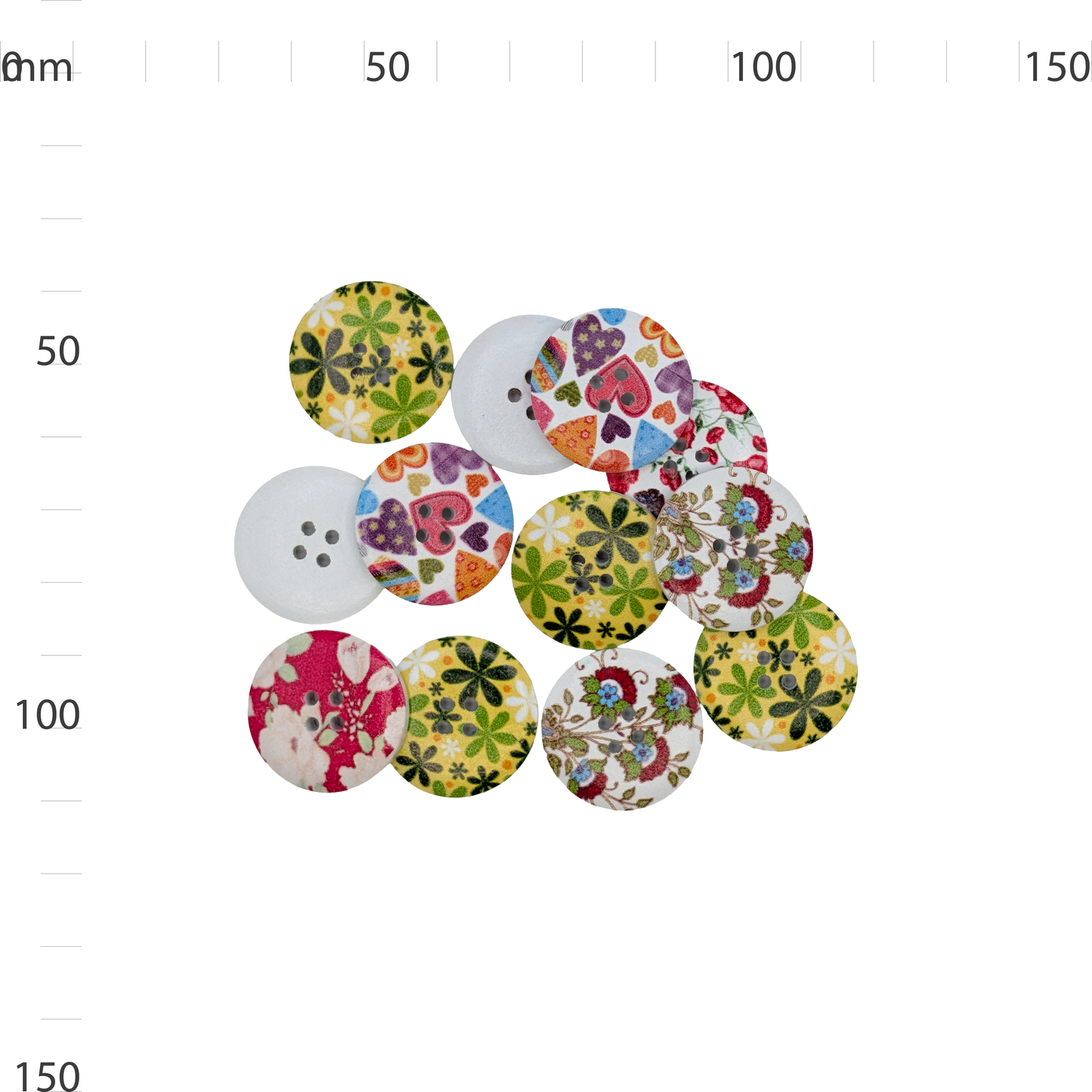 Decorative Wooden Button