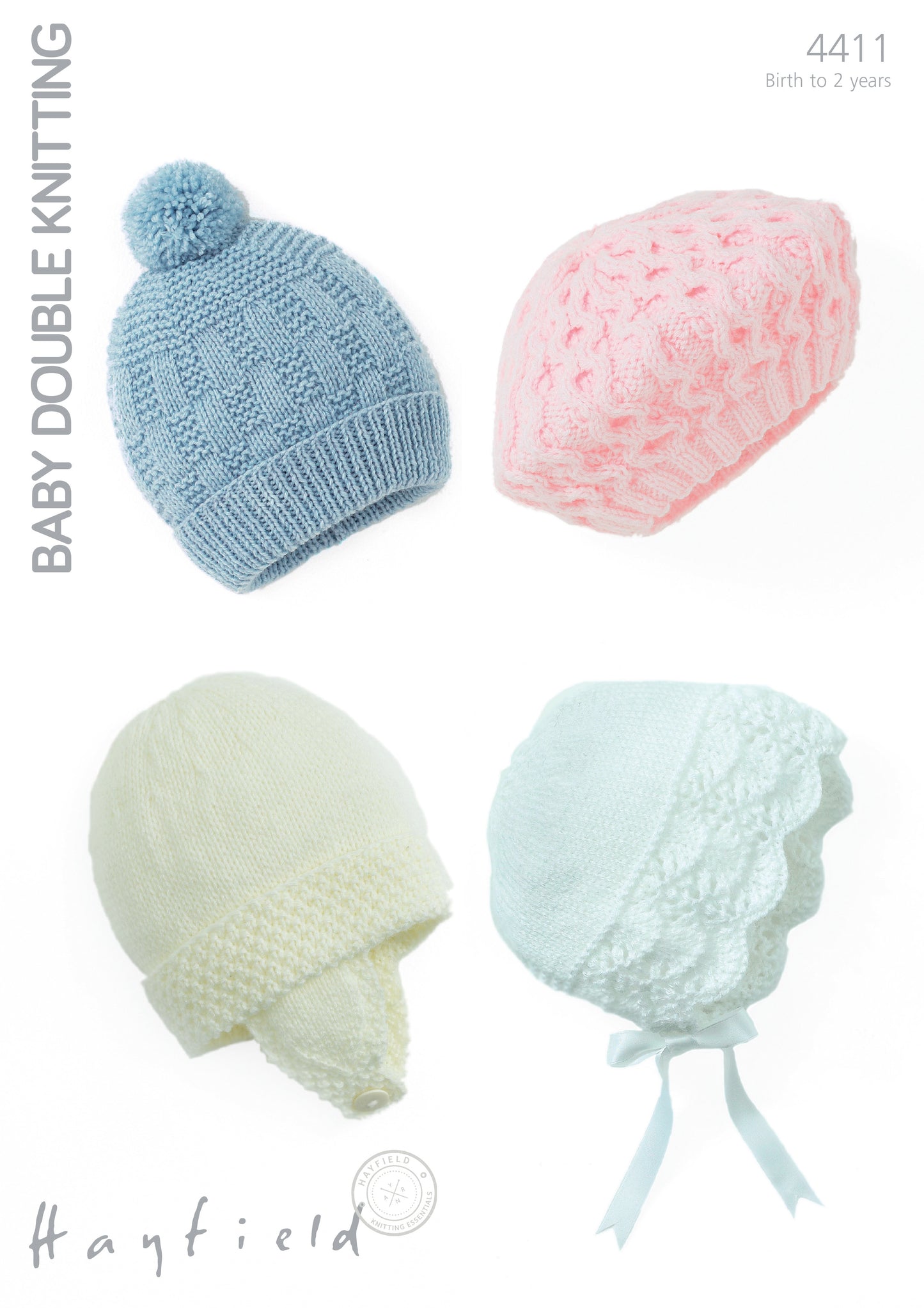 Hayfield Pattern 4411 - Baby's hats-Hayfield baby chunky - Product image
