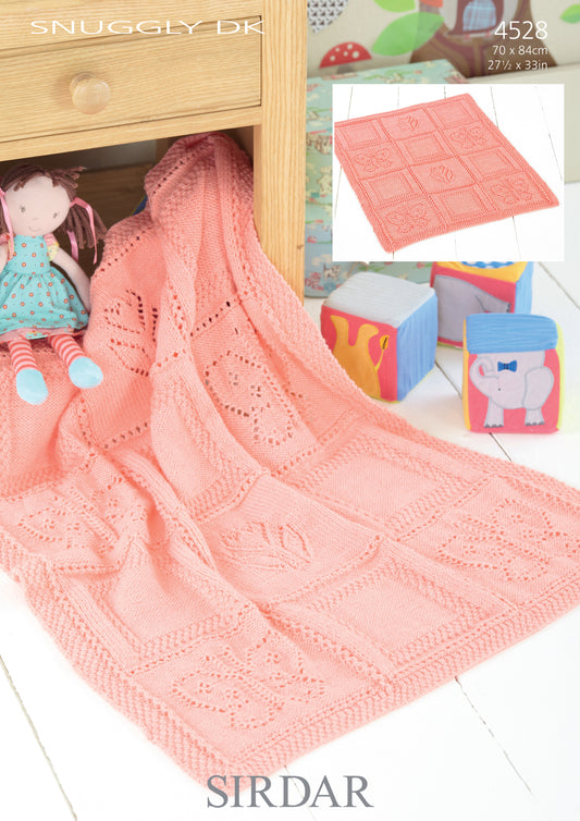 Sirdar Pattern 4528 - Butterfly & flower