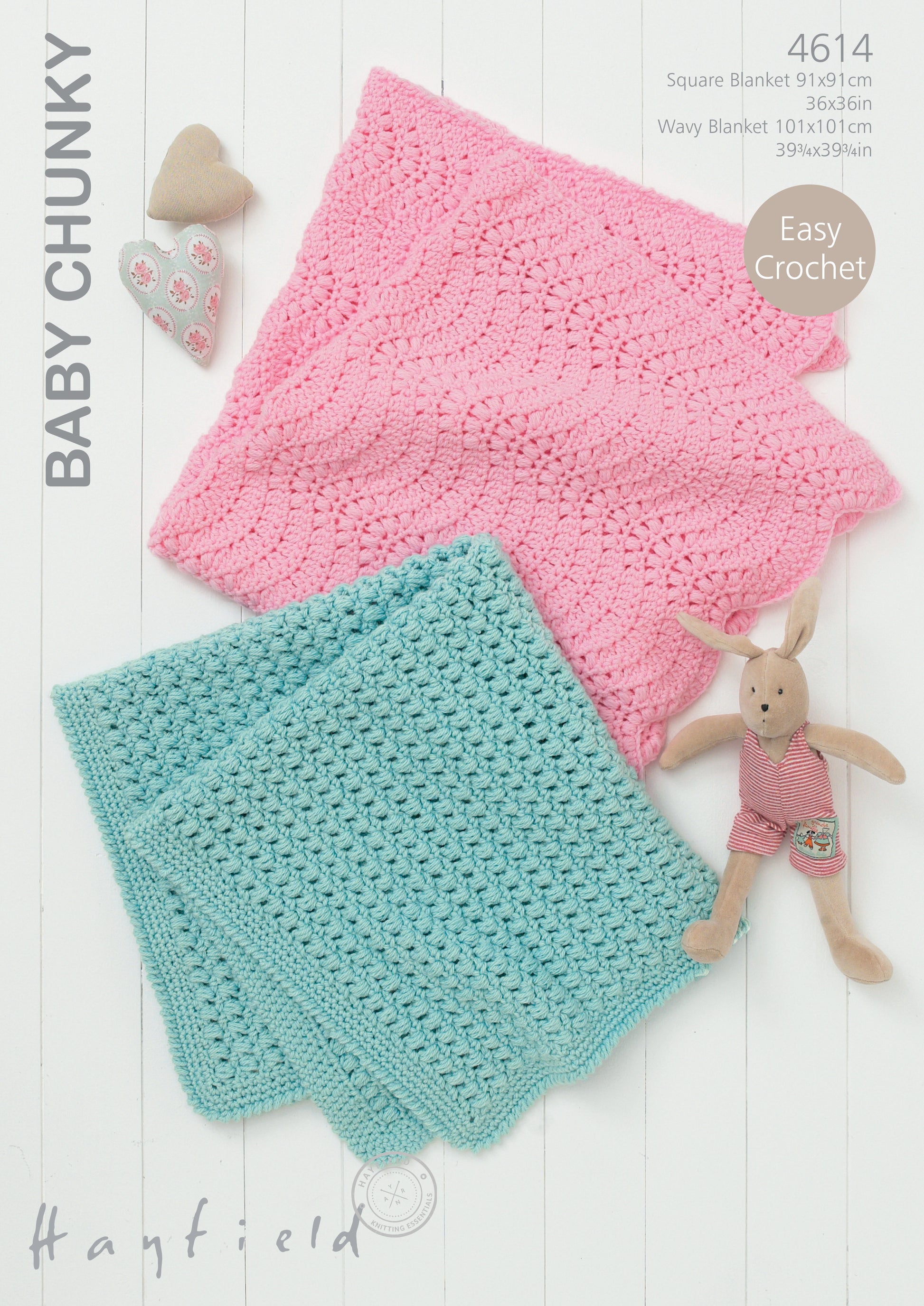 Hayfield Pattern 4614 - Blankets-Hayfield Baby chunky - Product image